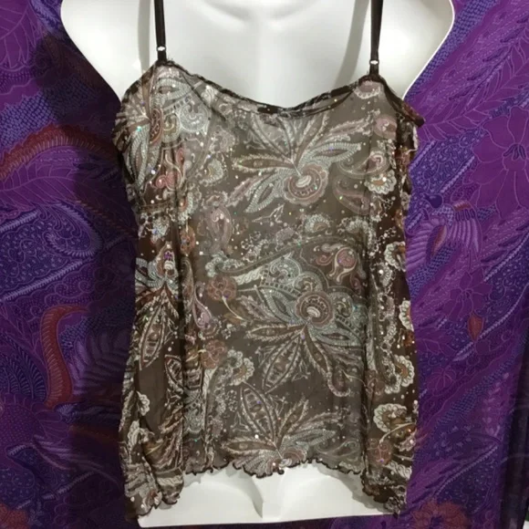 Velvet and sheer top size 18 - Picture 5 of 6